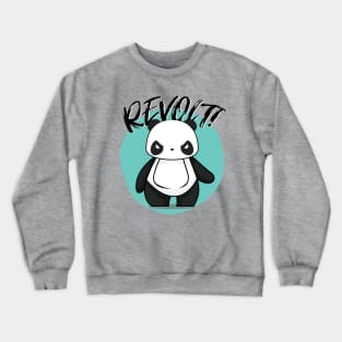 Panda Tshirt Crewneck Sweatshirt